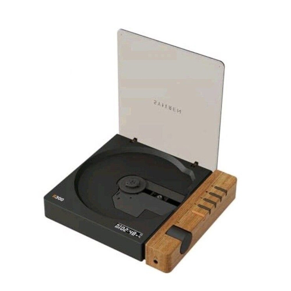 SYITREN R300 CD Player Portable Bluetooth Desktop CD Players Wood Retro Music
